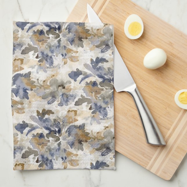 Paño De Cocina Painterly Spring Floral Kitchen Towels (Doblado Cuarto)