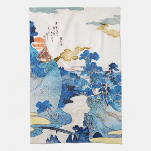 Paño De Cocina Paisaje japonés Sunrise, Kuniyoshi, Ukiyo-e