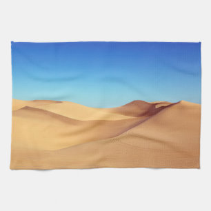 Paño De Cocina Paisaje natural del desierto de arena del Sahara e
