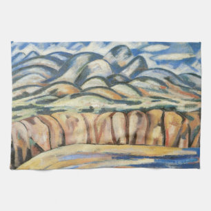 Paño De Cocina Paisaje, Nuevo México por Marsden Hartley, Bella A