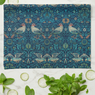 Paño De Cocina Pájaro de William Morris, arte textil de jardín vi