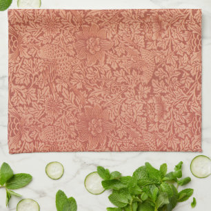 Paño De Cocina Pájaro y Anémona por William Morris, Naturaleza Vi