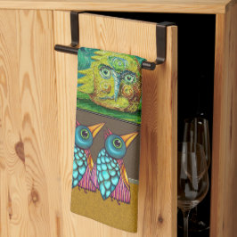 Paño De Cocina Pájaros En la Galería