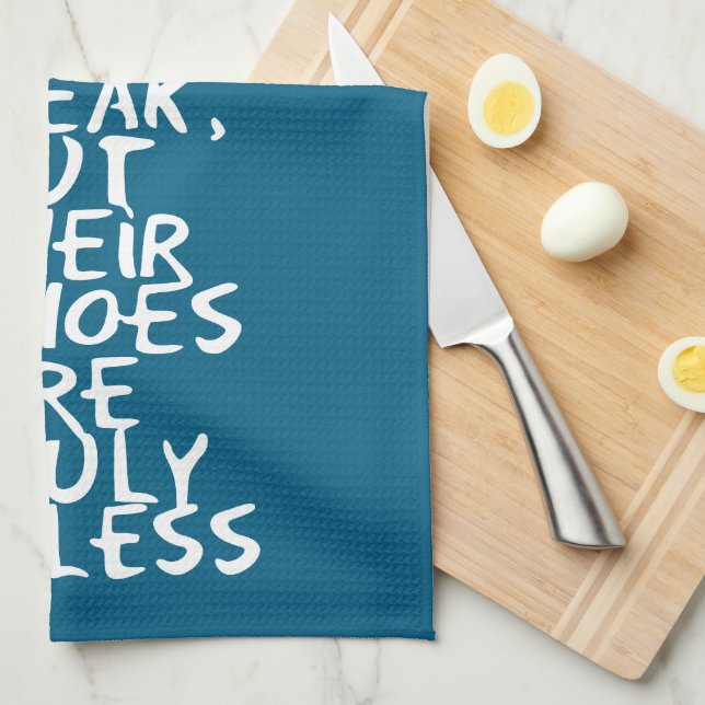 Paño De Cocina Palabras amables (Doblado Cuarto)