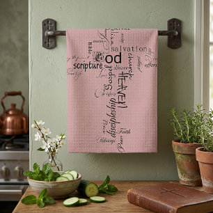 Paño De Cocina palabras cristianas  
