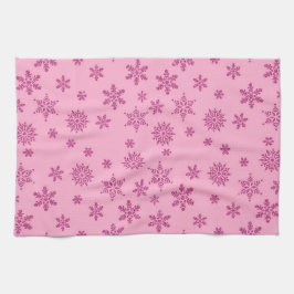 PAÑO DE COCINA PALABRAS DE NOCHE DE PURPURINA ROSA DE VACACIONES