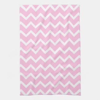 Paño De Cocina Palidezca - el modelo de zigzag rosado y blanco