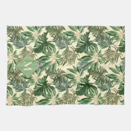 Paño De Cocina Palm Tropical deja monograma