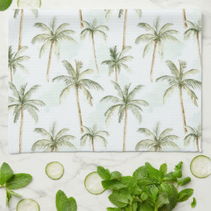 Paño De Cocina Palmeras Tropicales