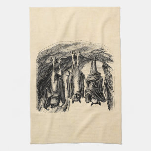 Paño De Cocina Palo del Fox de vuelo de los 1800s del palo del