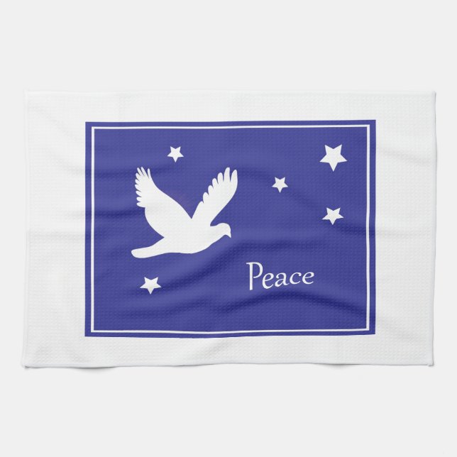 Paño De Cocina paloma de paz (Horizontal)
