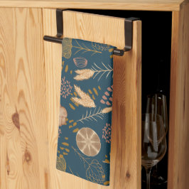 Paño De Cocina Panadería en llamas: Pan y cebada artesanal, Verde