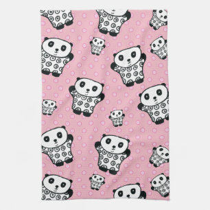 Paño De Cocina Pandy el Panda de Lunares