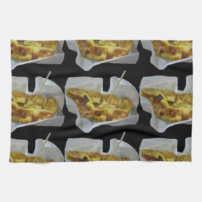 Paño De Cocina Panqueque bananero [Roti Kluai Khai] (Horizontal)