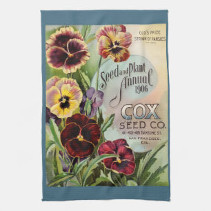 Paño De Cocina Pansies