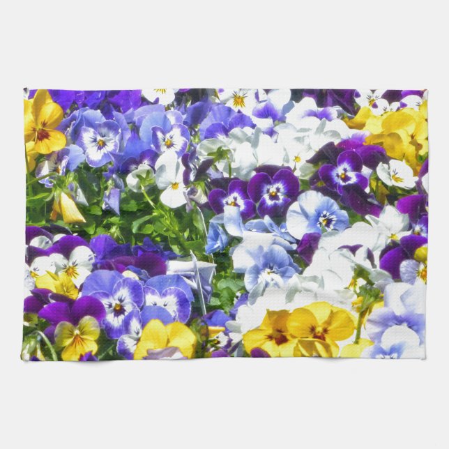 Paño De Cocina Pansies (Horizontal)