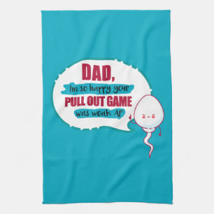 Paño De Cocina Papá, estoy tan feliz de que tu juego de retiro fu