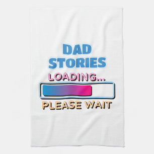 Paño De Cocina Papá Historias cargando Por Favor Espera