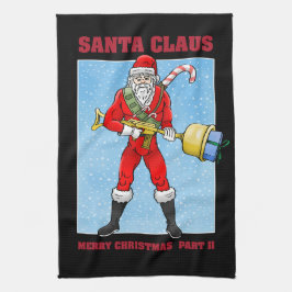 Paño De Cocina Papá Noel Feliz Navidad Parte 2