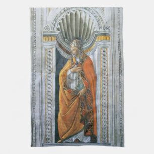 Paño De Cocina Papa San Sixto II por Sandro Botticelli
