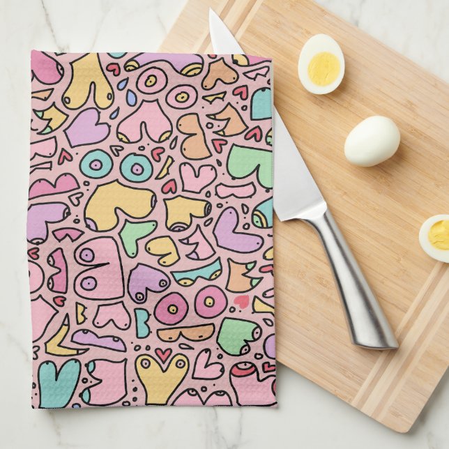 Paño De Cocina Papel de ajuste (Doblado Cuarto)