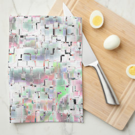 Paño De Cocina Papel mosaico en colores suaves a opacos y llovizn