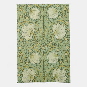 Paño De Cocina Papel pintado floral azul de William Morris Pimper