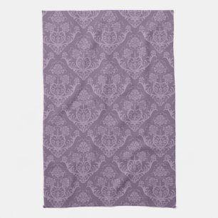 Paño De Cocina Papel pintado floral púrpura