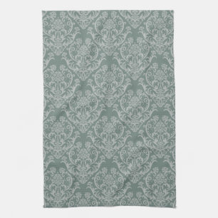 Paño De Cocina Papel pintado floral verde