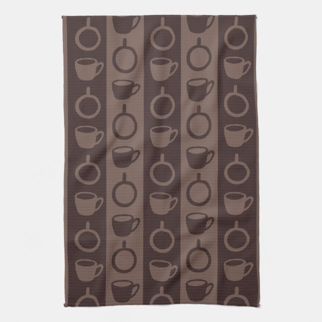 Paño De Cocina Par de tazas (Vertical)