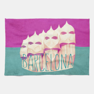 Paño De Cocina Paraíso de Barcelona Gaudi