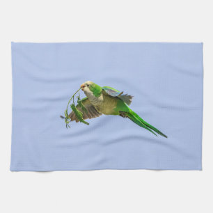 Paño De Cocina Parakeet del monje en el valle del Rio Grande