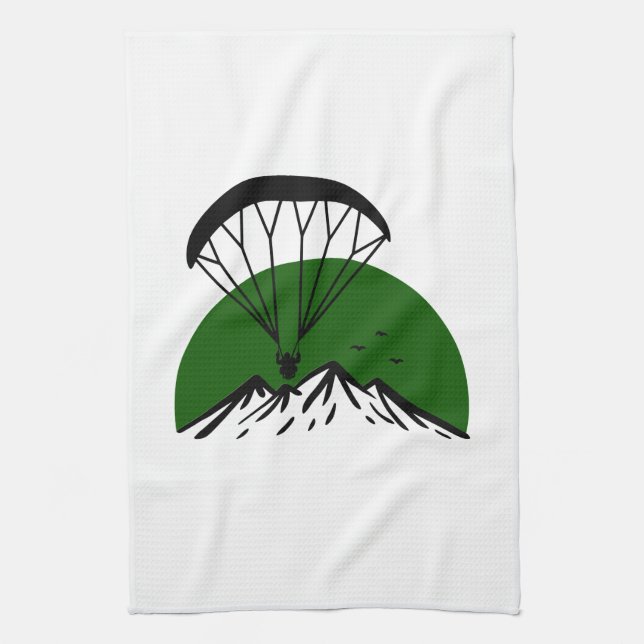 Paño De Cocina Paramotor retro (Vertical)