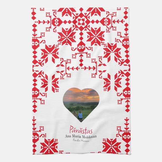 Paño De Cocina Parastas personalizat (Vertical)