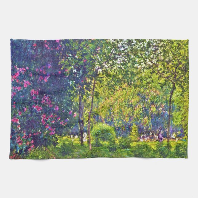 Paño De Cocina Parc Monceau Claude Monet (Horizontal)