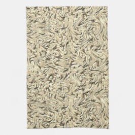 Paño De Cocina Parece una textura de pared en tonos beige