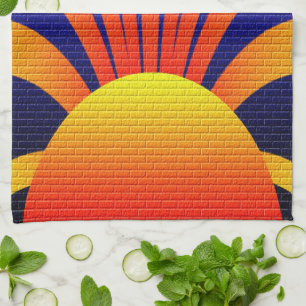 Paño De Cocina Pared de Sunset