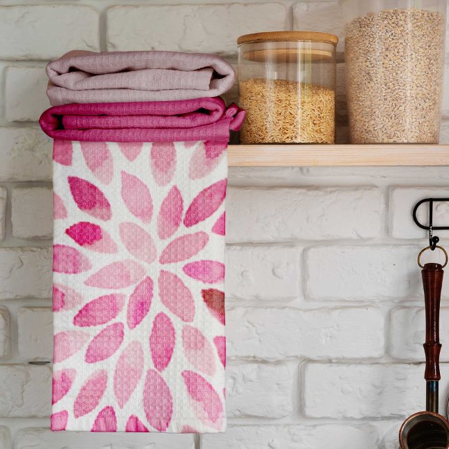 Paño De Cocina Paredes de brocha acuarela - paleta rosa (Subido por el creador)