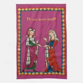 Paño De Cocina Pareja medieval