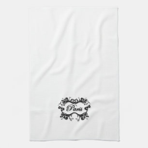 Paño De Cocina París con Scrolls