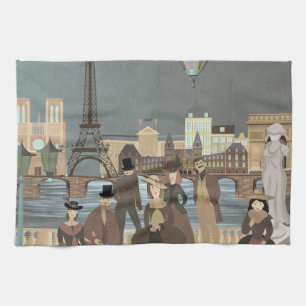 Paño De Cocina París victoriano