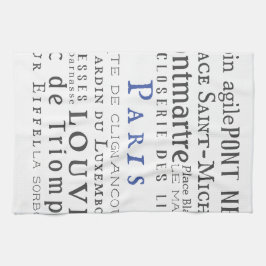 Paño De Cocina París y sus puntos de referencia