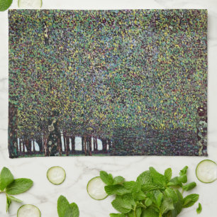 Paño De Cocina Parque de Gustav Klimt, Art Nouveau vintage