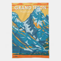 Parque nacional del Gran Tetón Vintage Wyoming