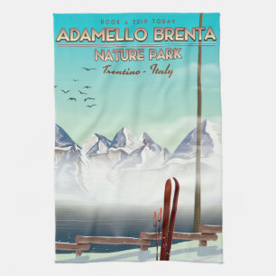Paño De Cocina Parque natural Adamello Brenta Italia Impresión de