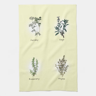 Paño De Cocina Parsley Sage Rosemary & Thyme Herbs
