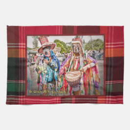 Paño De Cocina Participantes de la Mascarada de las Islas Vírgene