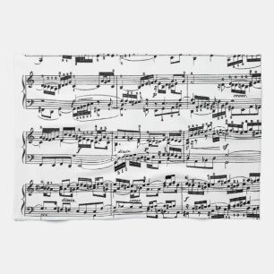 Paño De Cocina Partitura de Bach