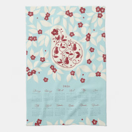 Paño De Cocina Partridge Pear Tree 2026 Calendar