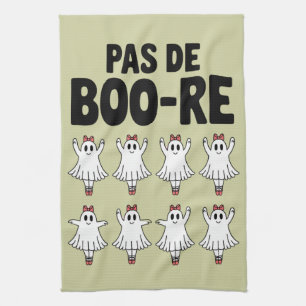 Paño De Cocina Pas de Boo-re Bailarina Fantasma Halloween Espeluz
